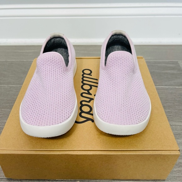 Allbirds Tree Lounger Lilac White Slip On Sneakers Lightweight Sustainable Shoes - Picture 4 of 11